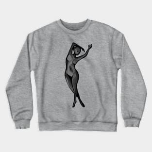 Gray Woman Crewneck Sweatshirt